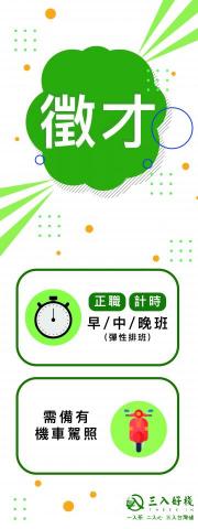 阿博思圖文工坊 - 徵才海報作品範例