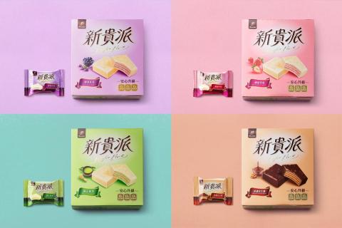 一本設計工作室 - 為上市宏亞食品設計的熱賣商品新貴派renew包裝,底紋以線條格紋呈現餅乾特色,運用優雅配色搭配不同口味,同時優化原料情境圖並襯托安心升級的表格訊息,以商品的豐富口感及品牌精神,呈現讓人一口接一口的好滋味。 一本設計工作室 - 為上市宏亞食品設計的熱賣商品新貴派renew包裝,底紋以線條格紋呈現餅乾特色,運用優雅配色搭配不同口味,同時優化原料情境圖並襯托安心升級的表格訊息,以商品的豐富口感及品牌精神,呈現讓人一口接一口的好滋味。