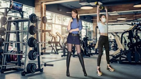 511精實工作室-英文教學/影片剪輯 - 人物及背景皆合成，人物除了去背處理，另加上陰影及影子