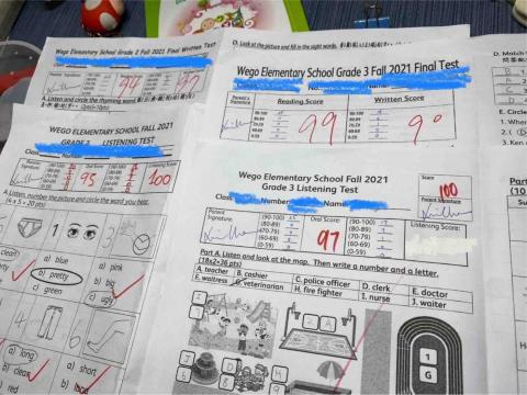 黃子沛 - 學生考試成績優異