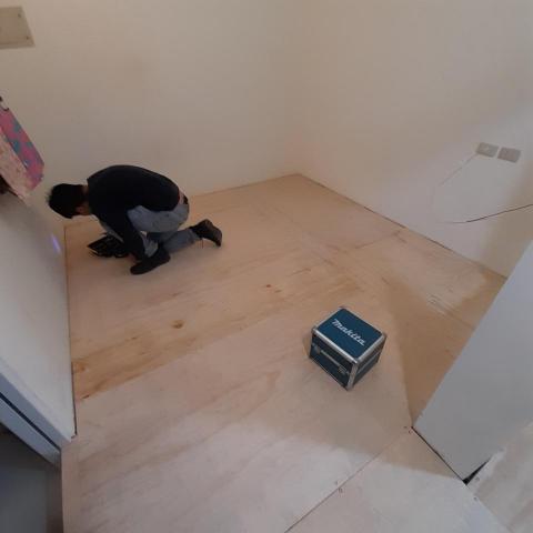 策略室內裝修事業群 - 架高木地板,新店建國路套房 策略室內裝修事業群 - 架高木地板,新店建國路套房