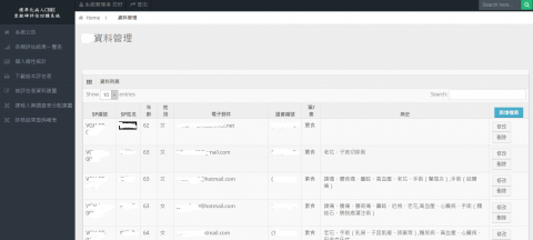 橙泓數位科技有限公司 - 公、私營單位客制化內部資料管理系統(二)