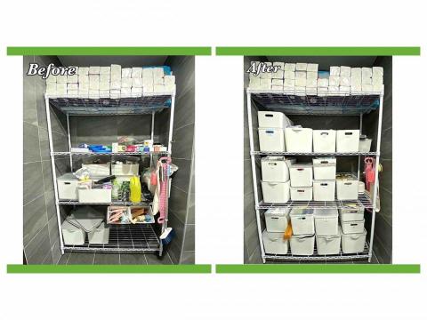 綠舍生活+琳恩 | 整理收納 - 浴室整理01 整理師1人