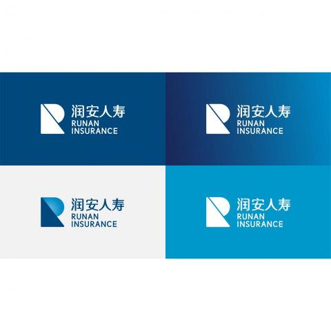 Z CONSULTING LAB - 潤安人壽
‘’溫潤而澤‘’的貼身服務，為每一位顧客提供專屬、合適的高價值品質保障。
並且為中國新中間階層提供最適合的高品值生活。
在設計上，結合了R(Ran), A(An)字母以黃金分割的比例做出組合，在後方的R散發出光茫表現潤澤，並以充滿信任感的靛藍色包覆整個Logo讓它很內斂誠信、充滿高度的樣貌穩固的立基在那。