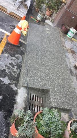 山丘泥作 - 車庫斜坡抿石