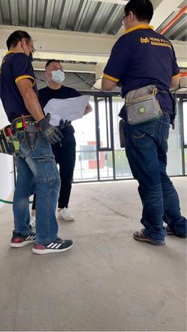 鴻億興企業有限公司 - 施工前，與業主現場的圖面確認是必要環節！多一分討論，少一分錯誤，省十分的預算！