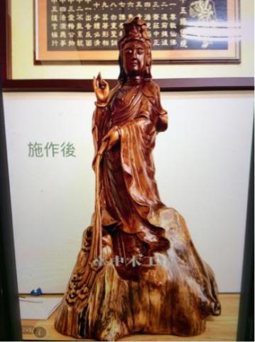 巧藝木工坊 - 神像加工完成品