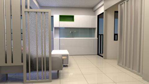 AY - 客廳,屏風,及房間隔間拉門設計(模型,材質,燈光,渲染)