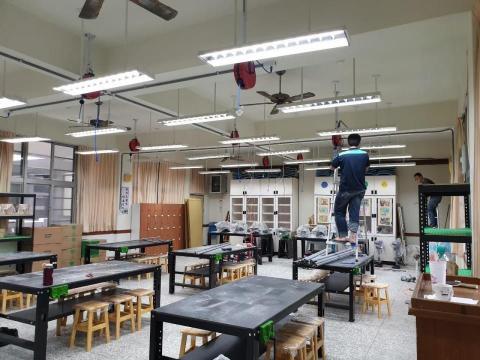 溢鑫水電工程 - 學校配線處理工程