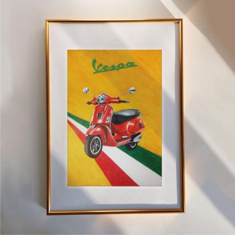 鯨島設計 ::: 52hz - 表現方式｜色鉛筆
原作尺寸｜八開