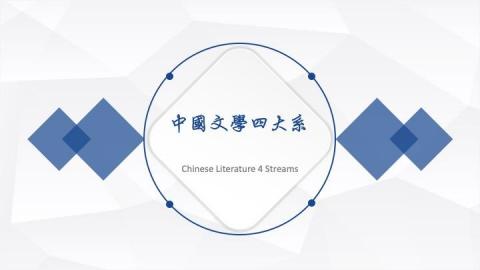 十年一心：個人＆小班客製化國文課程設計（另含社會科） - 教學講義簡報：〈中國文學四大系〉