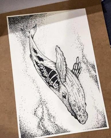 鯨島設計 ::: 52hz - 表現方式｜代針筆
原作尺寸｜A5