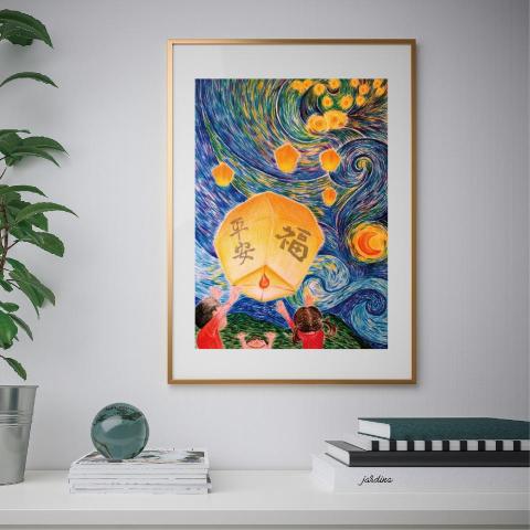 鯨島設計 ::: 52hz - 表現方式｜色鉛筆
原作尺寸｜八開