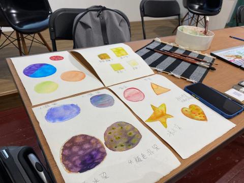 蘇塏鈞 - 上課地點:台南 知事官邸
課程主題:水彩人物似言繪