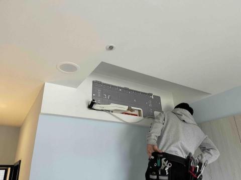 興奇冷氣空調 - 安裝內機