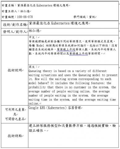 RD - 資源最佳化在Kubernetes環境之應用