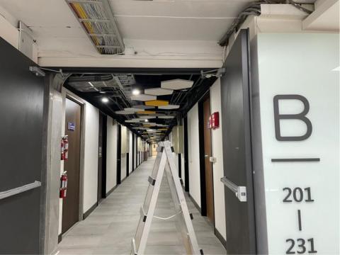 新美工程 - 國立陽明大學公設油漆工程