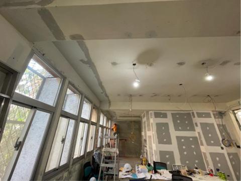 彩傑油漆工程行 -  舊牆局部補土改色