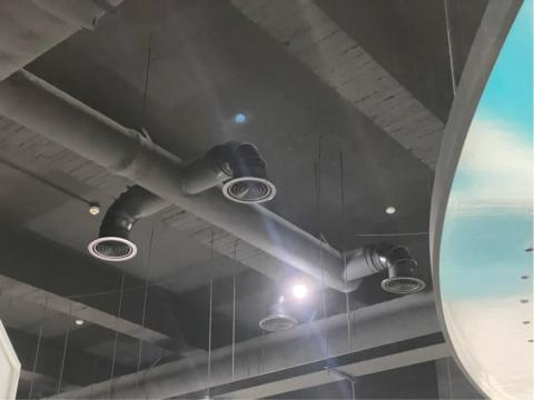 彩傑油漆工程行 -  廠辦天花板噴黑