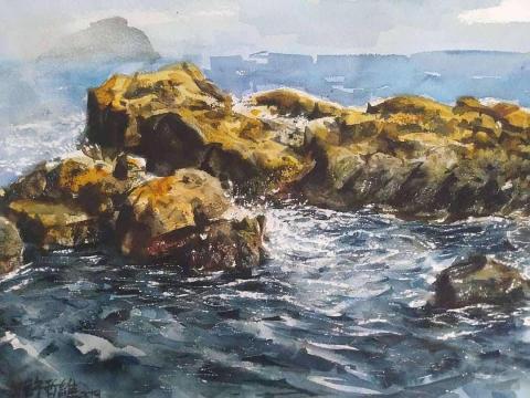 許哲維 - 水彩寫生