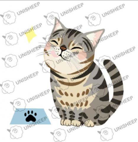 UNISHEEP  - Q版色塊動物繪圖