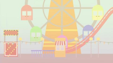 UNISHEEP  - 色塊氛圍遊樂園背景