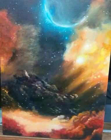 Nil_99&deg;設計 - 油畫-恆星