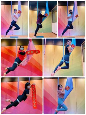 愛琳娜瑜珈 - 空中瑜珈學生