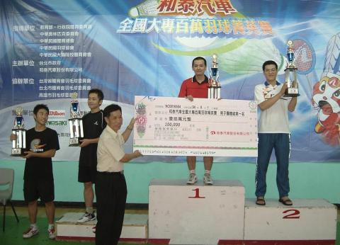 李宗俊教練 - 全國大專菁英獎金賽冠軍