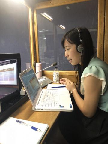 梁瑋倫 - 公視數位片庫工作坊中英雙向同步口譯