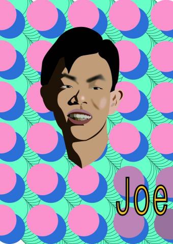 黃友宣 - 這是我學校的自畫像作品