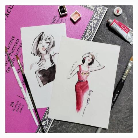 04 Art studio - 時尚插畫設計