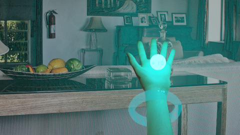 黃友宣 - 這是我的學校作業，概念是一個兼具行動支付與健康手錶的功能的手環(3D建模)