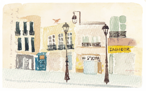 SOFI Studio - 水彩插畫-法國第三區