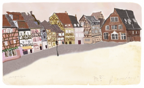 SOFI Studio - 電繪-法國科爾馬