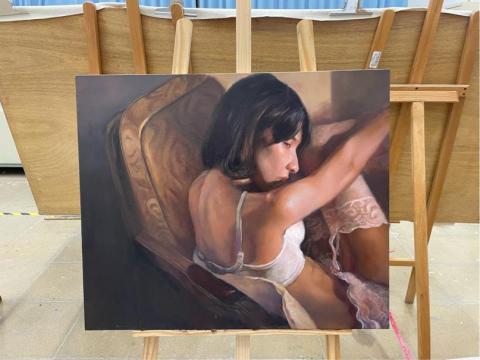 黃郁婷 - 大三時油畫