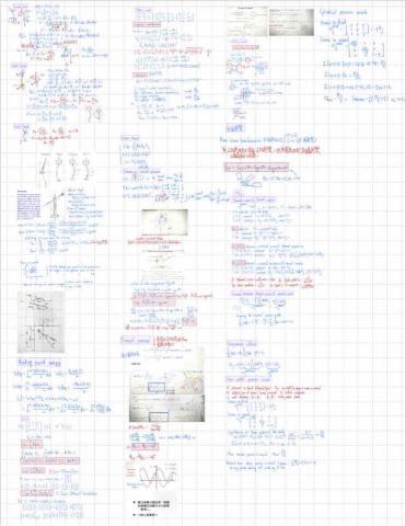 巫煥棋 - 近期主要學科筆記