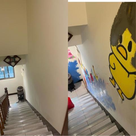 伍鈞工程行 防水抓漏壁癌找我 - 牆面油漆批土打磨