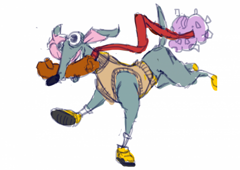 apoo - 個人作品：魔法狗狗草稿