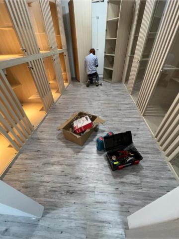 富築室內設計 地板/壁紙/窗簾 - 員林寵物店 室內裝修