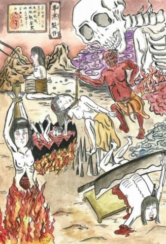 朱琪 - 浮世繪畫風