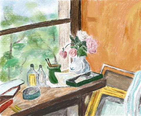 朱琪 - 油畫畫風