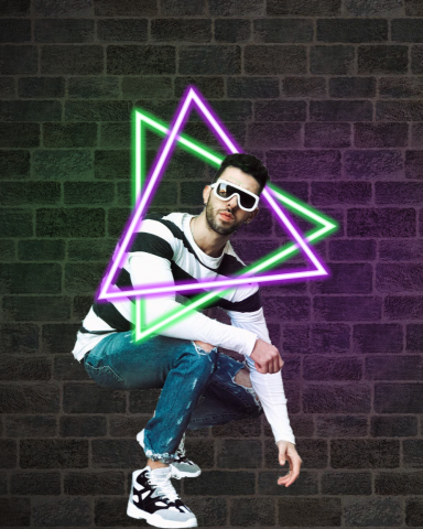 江珮綾 - 照片霓虹特效後製