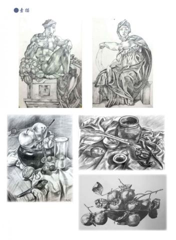 沈璟文 - 高中素描作品