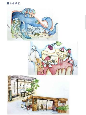 沈璟文 - 手繪水彩插畫作品