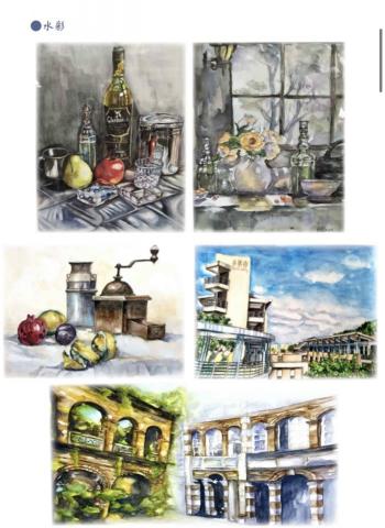 沈璟文 - 高中水彩作品