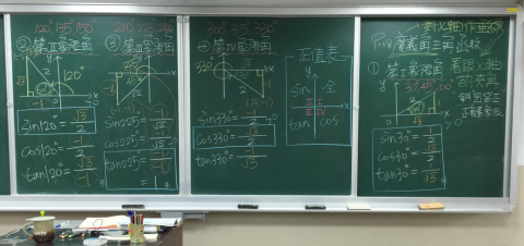 葉老師數學 - 上課板書
