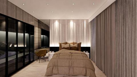 W design  - 臥房擬真渲染