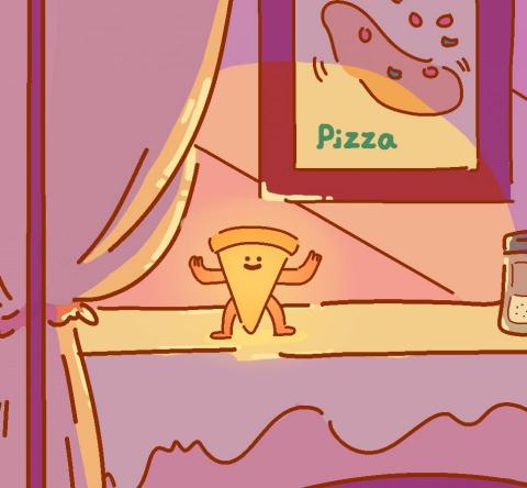 劉家威 - Q版風格 - PIZZA床前燈