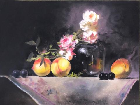 李姝卉 - 粉彩畫（還有其他水彩作品，有興趣可以提供作品集）